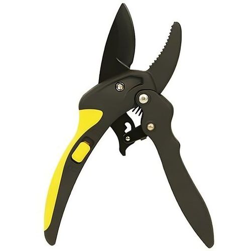 Секатор HANSKONNER HK3012-07-23 черный/желтый
