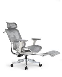 Кресло MYROO Office Beta, сетка, до 150кг, серый