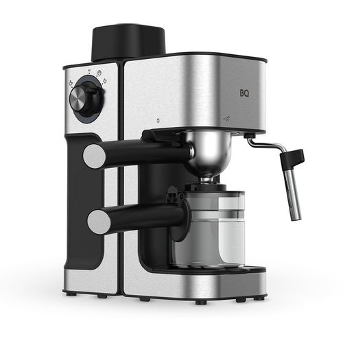 Кофеварка BQ CM4000, рожковая, нержавеющая сталь /черный