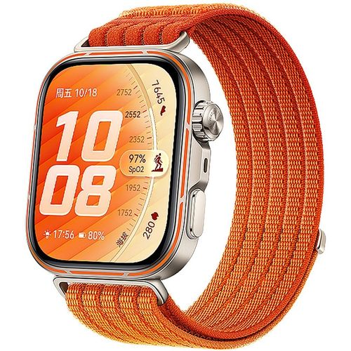 Смарт-часы Huawei Watch Fit 5 Pro Niki-B29W, 1.92", оранжевый/серебристый