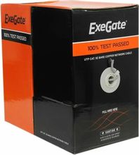 Характеристики Кабель EXEGATE UTP4-C5e-CU-S24-IN-PVC-GY-305-FLUKE UTP ...