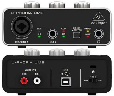 Звуковая карта USB BEHRINGER U-Phoria Studio, 2.1, Ret – купить в ...