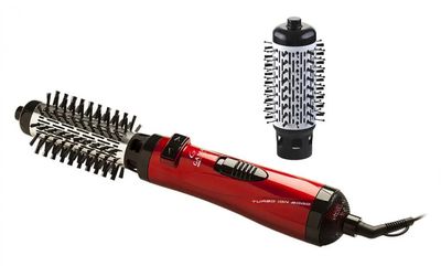 Фен-щетка GA.MA Turbo ION 2000 Rotating Styler, 1000Вт, красный и ...