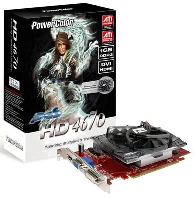 Обзор товара видеокарта PowerColor AMD Radeon HD 4670 1ГБ DDR3, Ret ...