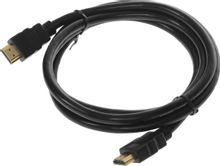 Изображение товара Кабель аудио-видео Cactus CS-HDMI.1.4-1.8,  HDMI (m) -  HDMI (m),  ver 1.4,  1.8м, GOLD,  черный