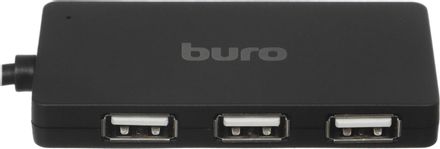 Хаб (разветвитель) Buro BPH-C-1730, черный [bu-usbc-hub-4u21]