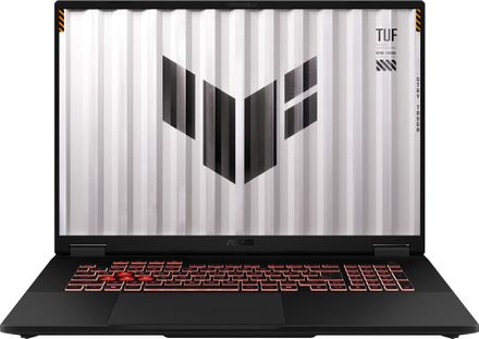 Ноутбук игровой ASUS TUF Gaming A18 FA808PR-S8046, 18", IPS, AMD Ryzen 9 8940HX 2.4ГГц, 16-ядерный, 16ГБ 512ГБ SSD,  NVIDIA GeForce  RTX 5070 Ti для ноутбуков - 12 ГБ, без операционной системы,  серый [90nr0pl1-m002b0]