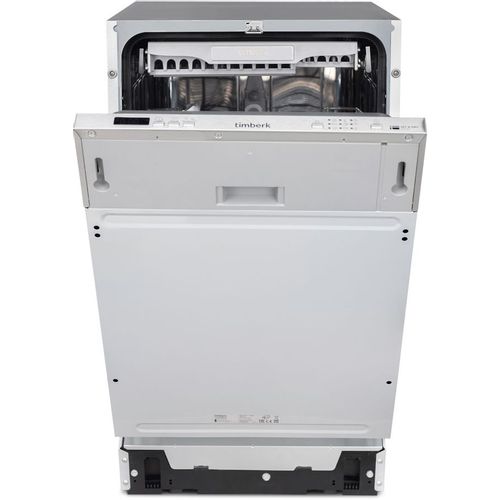 Посудомоечная машина Timberk Set&Dry T-DW45BI103, узкая, напольная, 59.4см, загрузка 11 комплектов, серебристая