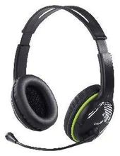 Гарнитура Genius HS-400A, для компьютера, мониторные, проводные, черный ...