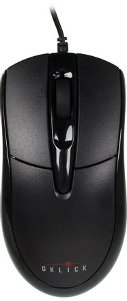 Мышь проводная Oklick 125M, оптическая, USB, 800dpi, черный