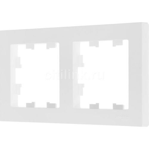 Рамка Schneider Electric ATN000102 (ATN000102) накладная 2шт ABS пластик белый