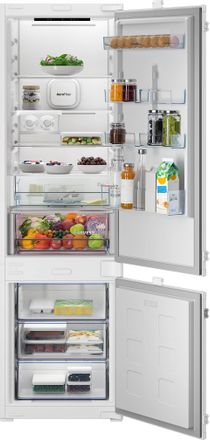 Встраиваемый холодильник Beko B3BCNA325HS2, No Frost, 325л, 193.5см, белый