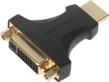 Изображение товара Переходник видео VENTION AIKB0,  HDMI (m) -  DVI-D (m),  ver 1.4,  GOLD,  черный