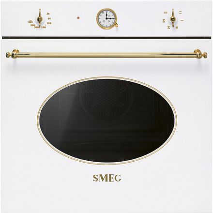 Духовой шкаф электрический SMEG Coloniale SF68C1B, 70л, дверца с 3 стеклами, белый
