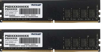 Оперативная память Patriot Signature PSD416G3200K DDR4 -  2x 8ГБ 3200МГц, DIMM,  Ret