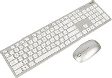 Комплект (клавиатура+мышь) ASUS W5000, USB, беспроводной, белый ...