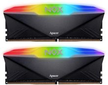 Изображение товара Оперативная память Apacer NOX RGB Black DDR4 -  2x 16ГБ 3600МГц, DIMM,  Ret