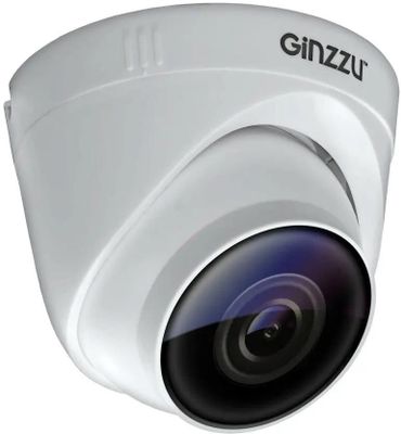 Камера видеонаблюдения IP Ginzzu HID-2301A,  1080p,  3.6 мм,  белый [бп-00001457]