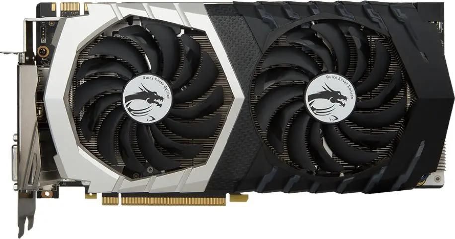 MSI NVIDIA GeForce GTX 1070 GTX 1070 Quick Silver 8G OC 8 GDDR5 OC Ret 410483