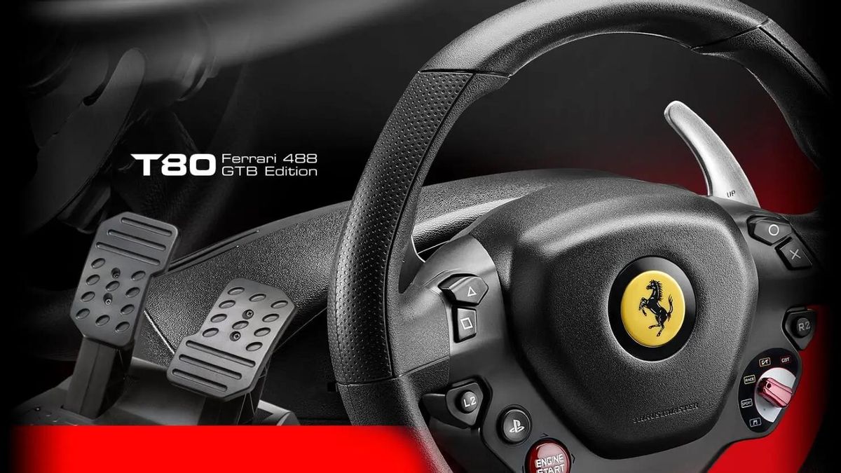 Характеристики Руль Thrustmaster T80 Ferrari 488 GTB Edition для  PlayStation 4 черный (1084074) смотреть в СИТИЛИНК