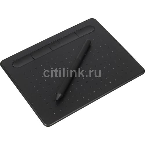 Графический планшет Wacom Intuos S CTL-4100WLK-N, A6, черный