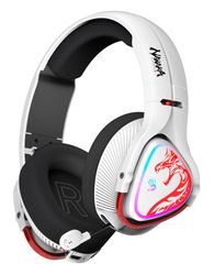 Гарнитура игровая A4TECH Bloody MR720, Bluetooth/радио, белый / красный
