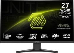 27" Монитор MSI Mag 275CQF E18, 2560x1440, VA — фото 1