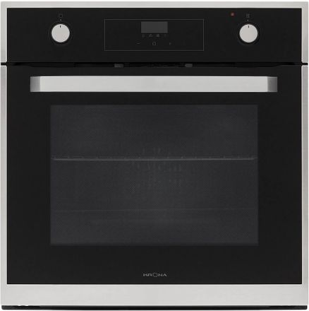 Духовой шкаф электрический Krona Adriano 60 Bl G2, 56л, дверца с 3 стеклами, черный