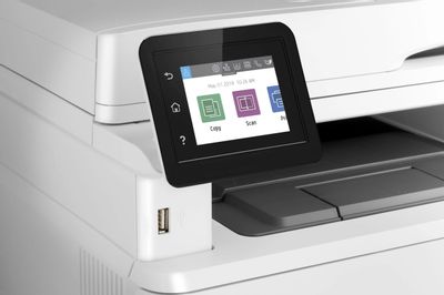 МФУ лазерный HP LaserJet Pro M428fdn черно-белая печать, A4, цвет белый ...