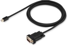 Изображение товара Кабель аудио видео miniDisplayport VGA 2м позолота черный BURO 1.1v