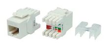 Модуль Hyperline (KJ8-8P8C-C5E-180-WH) информ. KeystoneRJ45 кат.5E UTP ...
