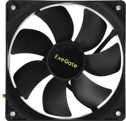 Вентилятор EXEGATE EX283388RUS 120мм, 3-pin, 1800об/мин, 28 дБ, черный, OEM