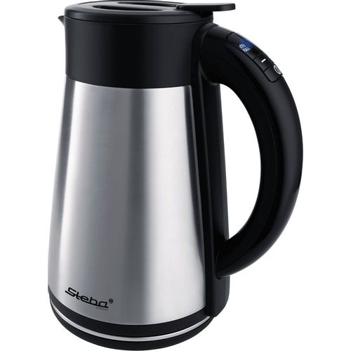 Чайник электрический STEBA WK 31 Thermo, 1.5л, нержавеющая сталь/пластик