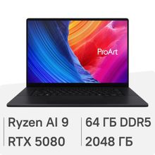 Изображение товара Ноутбук ASUS ProArt P16 H7606WW-SE009X с OLED 16", AMD Ryzen 9, RTX 5080, 64 ГБ