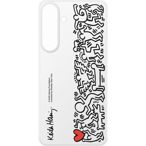 Чехол (клип-кейс) Samsung Flipsuit Case S25+, для Samsung Galaxy S25+, белый/прозрачный [ef-ms936cwegru]