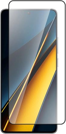 Защитное стекло для экрана BORASCO для Xiaomi Poco F6/ F6 Pro антиблик, 158х72 мм, 2.5D, 1 шт, прозрачный [73390]
