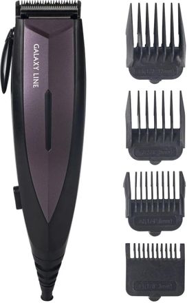 Машинка для стрижки GALAXY LINE GL 4167 черный/фиолетовый [гл4167л]