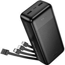 Изображение товара Внешний аккумулятор (Power Bank) Hoco J163B Wonderful,  30000мAч,  черный [64615]