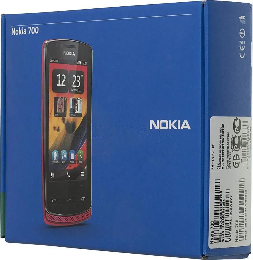 Обзор товара смартфон Nokia 700, коралловый красный (655256) в  интернет-магазине СИТИЛИНК