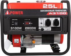 Изображение товара Бензиновый генератор A-IPOWER A3100 3.1КВт, надежность и производительность Изображение товара Бензиновый генератор A-IPOWER A3100 3.1КВт, надежность и производительность