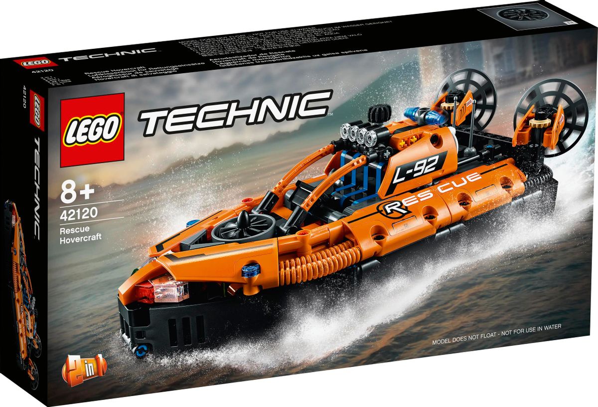 Конструктор Lego Technic Спасательное судно на воздушной подушке, 42120 –  купить в Ситилинк | 1493392