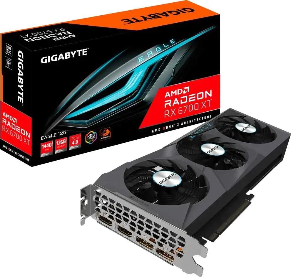 Отзывы на Видеокарта GIGABYTE AMD Radeon RX 6700XT GV-R67XTEAGLE-12GD 12ГБ  GDDR6, Ret в интернет-магазине СИТИЛИНК (1483028)