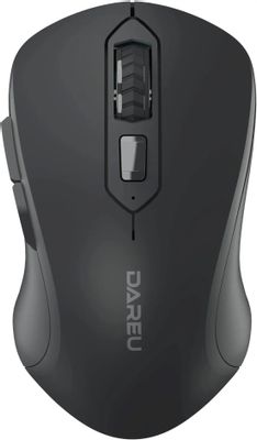 Мышь DAREU LM115G, оптическая, беспроводная, USB, черный [lm115g black]