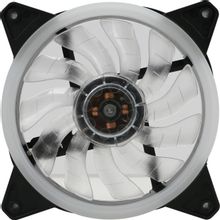 Вентилятор Digma DFAN-FRGB3 120мм, 3-pin, от БП:4-pin (Molex), 1200об/мин, 23дБ, RGB