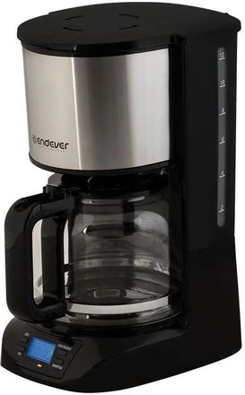 Кофеварка Endever Costa-1044, капельная, стальной /черный