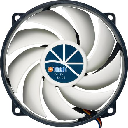 Вентилятор Titan TFD-9525H12ZP/KU(RB) 95мм, 4-pin, 2600об/мин, 10 - 27 дБ, Ret