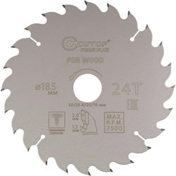 Пильный диск CUTOP 75-18524Т, 185мм, по дереву