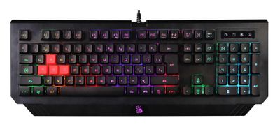 Клавиатура A4TECH Bloody B120N, USB, c подставкой для запястий, черный ...