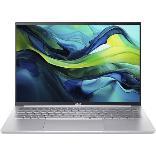 Ноутбук Acer Swift Lite SFL16-51M-58ED, 16", IPS, Intel Core Ultra 5 115U 1.5ГГц, 8-ядерный, 16ГБ LPDDR5, 512ГБ SSD, Intel Graphics, без операционной системы, серебристый [nx.d3ucd.003]