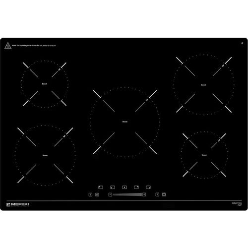 Индукционная варочная поверхность MEFERI Power MIH755BK, конфорок: 5 шт., стеклокерамика, независимая, черный